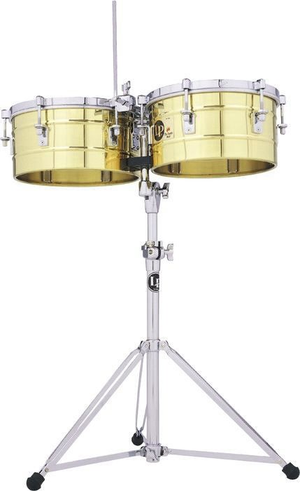 Latin Percussion Tito Puente 13" and 14" Brass Timbales