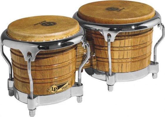 Latin Percussion Galaxy Giovanni Series Wood Bongos w/ Chrome Hardware