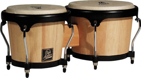 Latin Percussion Aspire Natural Wood Bongos