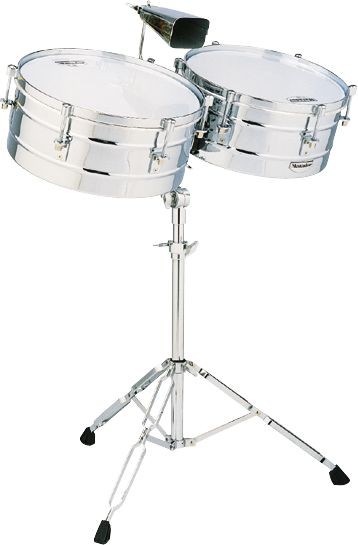 Latin Percussion Matador 14" and 15" Chrome Timbales