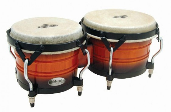 Latin Percussion Matador Vintage Sunburst Custom Bongos