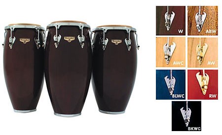 Latin Percussion Matador Wood Natural Wood 12 1/2" Tumbadora w/ Chrome Hardware