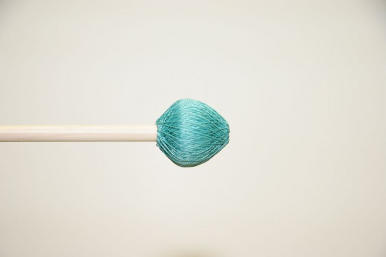 Mike Balter Super Vibe Series Aqua Polyester Medium Soft Birch Mallets