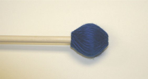 Mike Balter Chorale Series Blue Microfiber Medium Birch Mallets