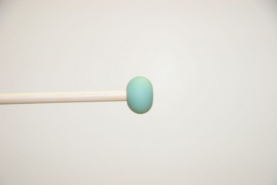 Mike Balter Unwound Series Oval Light Green Rubber Medium Black Birch Mallets