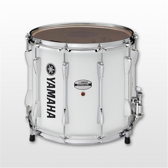 Yamaha 6300 Series Power-Lite marching Snare Drum; 14" x 12", White