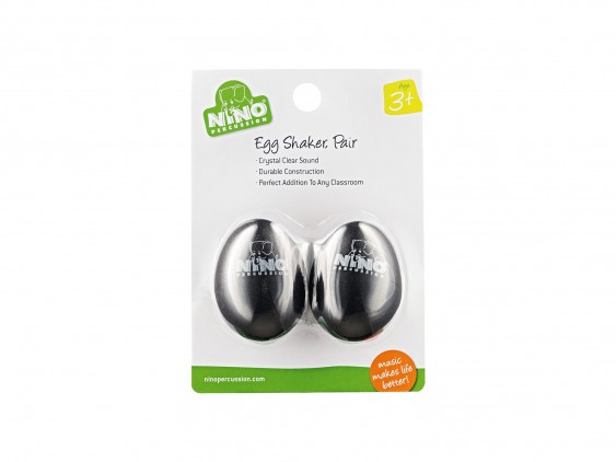 Nino Pair of Egg Shakers - Black