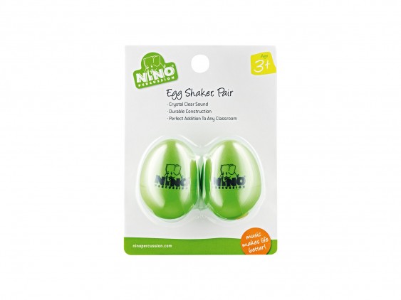 Nino Pair of Egg Shakers - Grass-Green