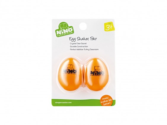 Nino Pair of Egg Shakers - Orange