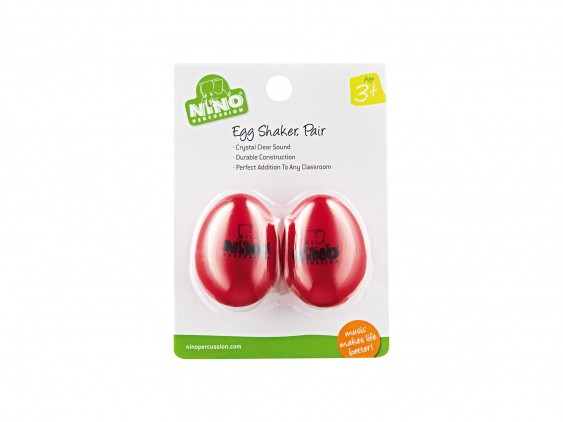 Nino Pair of Egg Shakers - Red