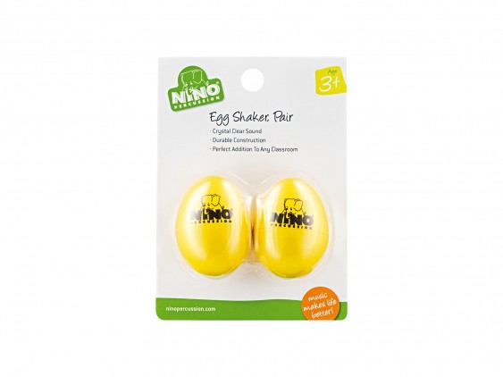 Nino Pair of Egg Shakers - Yellow