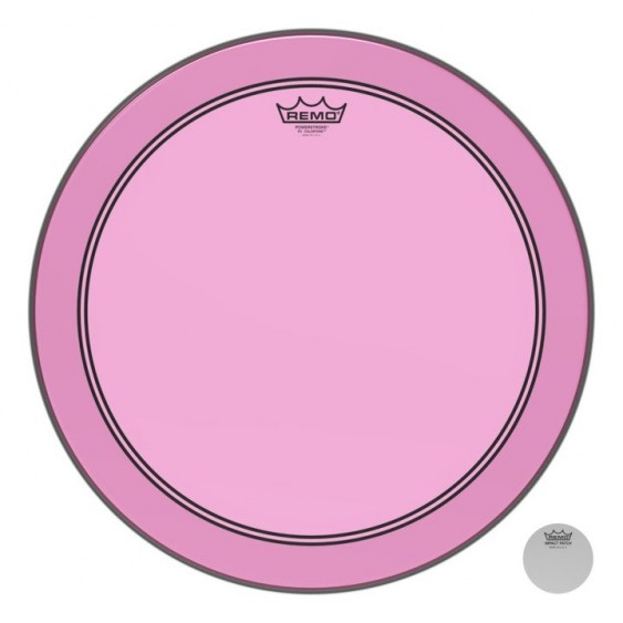 Remo 22" Powerstroke P3 Colortone Pink Bass Drumhead