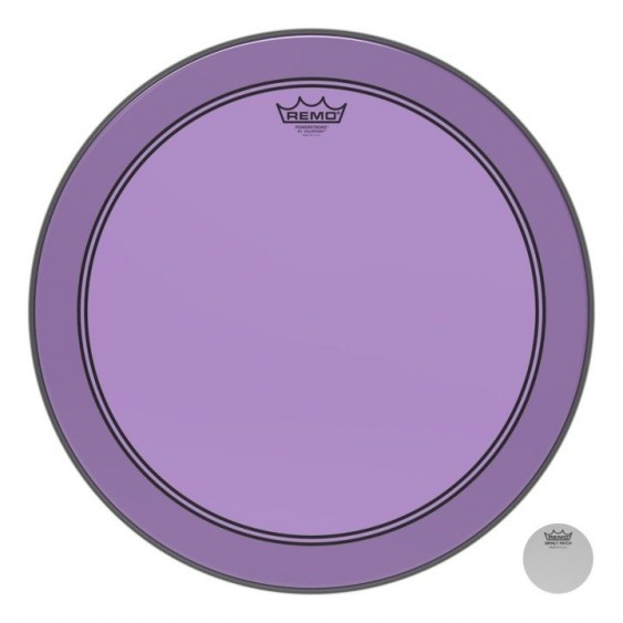 Remo 20" Powerstroke P3 Colortone Purple Bass Drumhead