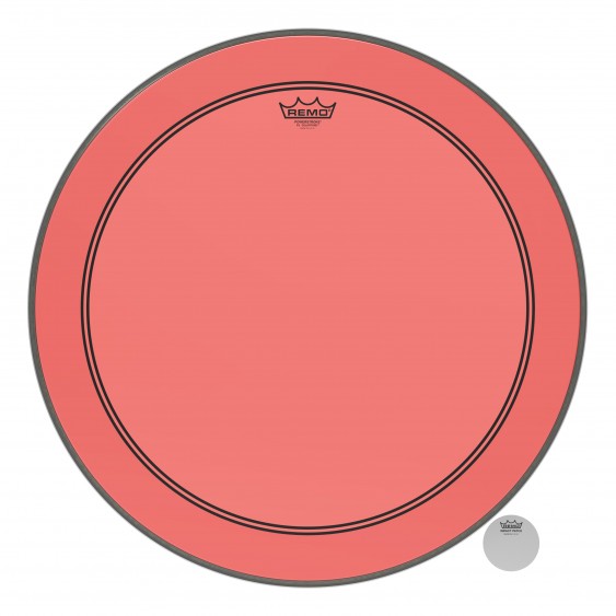 Remo 24" Powerstroke P3 Colortone Red Bass Drumhead
