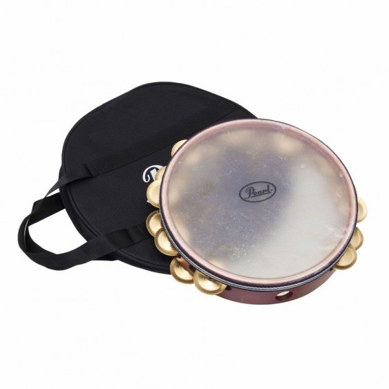 Pearl 10" Symphonic Tambourine with Carrying Case