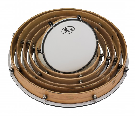 Pearl Frame Drum Set w/Lugs & Coated Heads