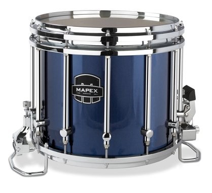 Mapex Quantum Snare Drum-Blue Steel, Chrome Hardware