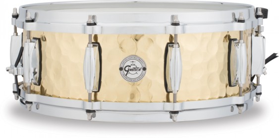 Gretsch 5X14 Hammered Brass Snare Drum