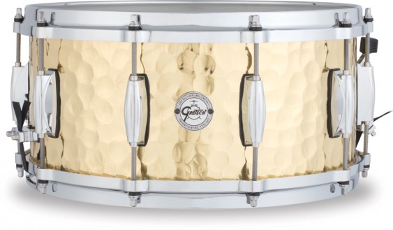 Gretsch 6.5X14 Hammered Brass Snare Drum