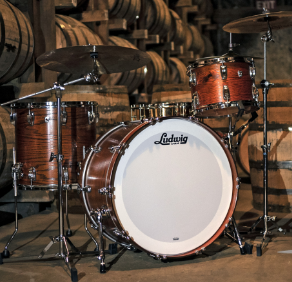 Ludwig Classic Oak Fab 3pc Drum Set