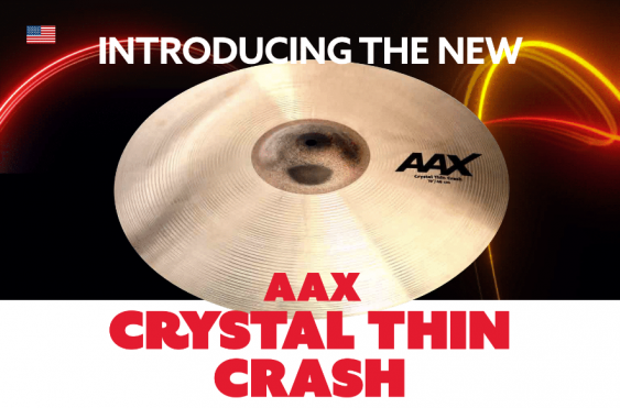 Sabian AAX 17" Crystal Thin Crash Cymbal