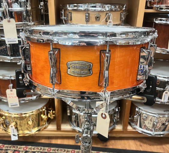 USED Yamaha Stage Custom 5.5 x 14" Honey Amber Snare Drum