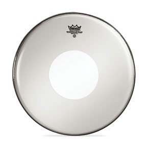 Remo 15" Smooth White Controlled Sound Batter Drumhead w/ Black Dot On Top