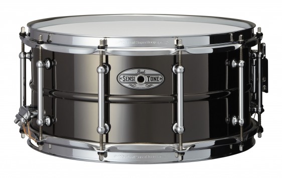 Pearl Pearl 14"x6.5" SensiTone Black Nickel-over-Brass Snare Drum