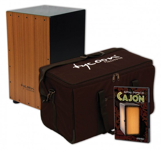 Tycoon Supremo 29 Series Cajon with Bag and Getting Started on Cajon DVD