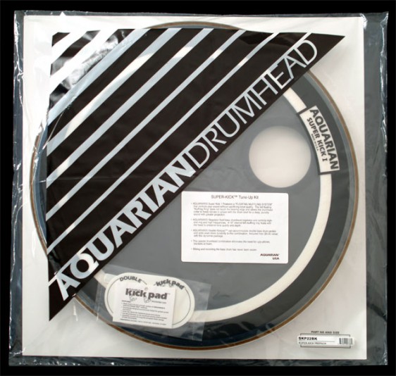 Aquarian 22'' Regulator/Super-Kick I Bass Drumhead Prepack