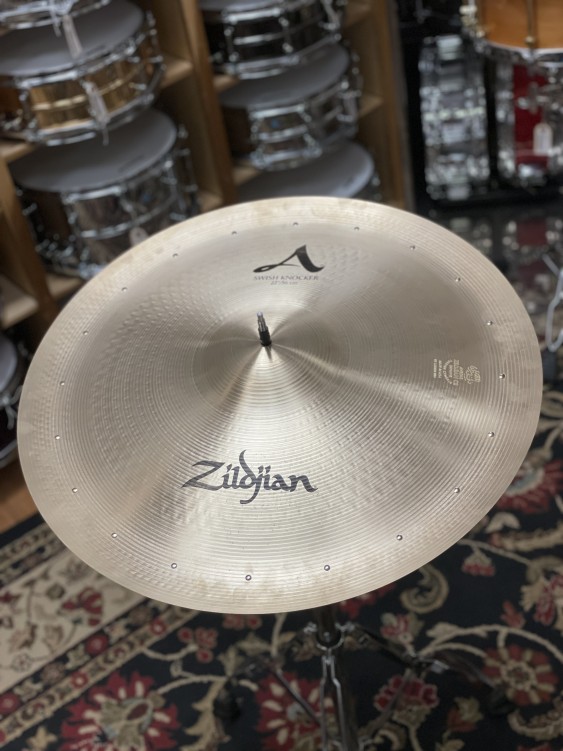 DEMO OF EXACT - Zildjian 22" A  Swish Knocker Cymbal With 20 Rivets - 2607g