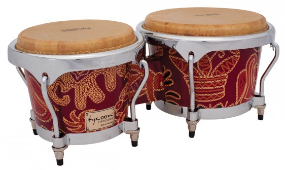 Tycoon Percussion 7 Inch & 8 1/2 Inch Master Fantasy Siam Series Bongos 
