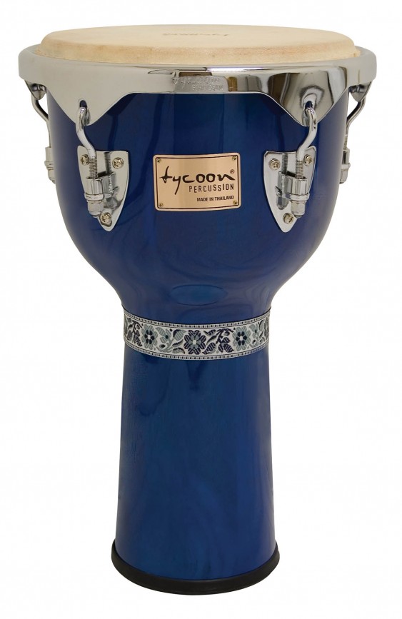 Tycoon Percussion 12 Concerto Series Djembe - Blue Finish