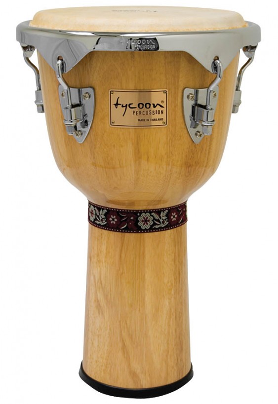 Tycoon Percussion 12 Concerto Series Djembe - Natural Finish