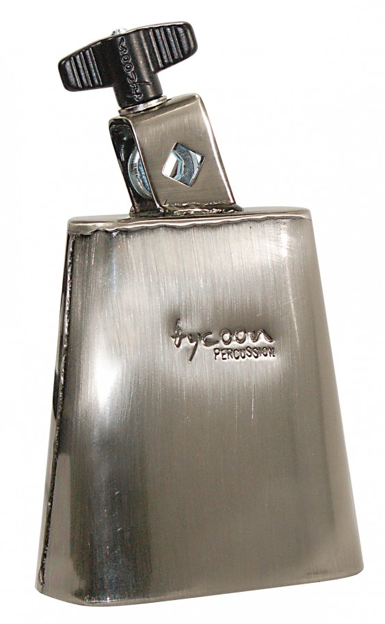 Tycoon Percussion Brushed Chrome Coated Cha Cha Bell