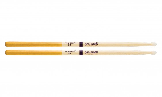 Pro-Mark American Hickory 5B Pro-Grip nylon Drumsticks