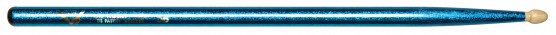 Vater Color Wrap Series Color Wrap 5B Blue Sparkle Wood VCB5B Drum Sticks