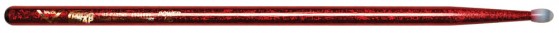 Vater Color Wrap Power 5B Red Sparkle Nylon Tip Drumsticks