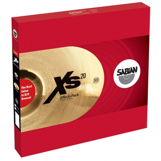 SABIAN Xs20 Effects Cymbal Pack Brilliant