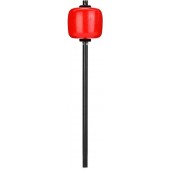 DANMAR Percussion Products - BASS DRUM PEDAL BEATER - Red Hard Wood, Black Shaft - Longer Model