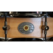 Noble & Cooley, Columbus Percussion Exclusive Kentucky Coffee Wood Snare Drum - Natural Oil Finish - 4