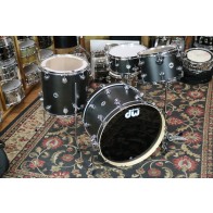 DW Collectors Series Factory B- Stock Pure Maple Shell Pack in Ebony Stain 13x9, 16x16, 22x14