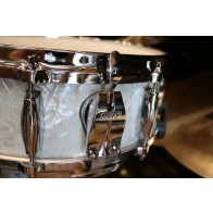 Gretsch USA Custom Ridgeland 5x14 Snare Drum in White Marine Pearl - Open Box