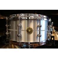 Gretsch USA Custom 6.5x14 Solid Aluminum Snare Drum with Tube Lugs - Open Box