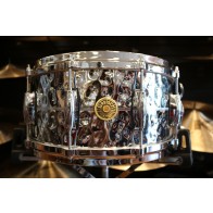 Gretsch USA Custom 6.5x14 Hammered Chrome over Brass Snare Drum - Open Box