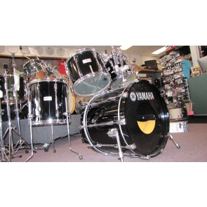 Yamaha Recording Custom 4 pc Shell Pack in Solid Black