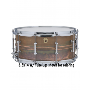 Ludwig 8x14 Raw Copper Snare Drum