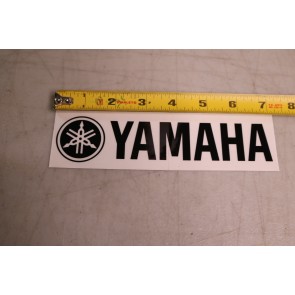 Yamaha Drum Decal Sticker - 7.5" x 2.5" - Black