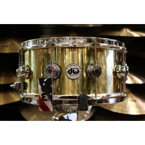 DW Drumworkshop Brass Snare Polished, Cr Hw