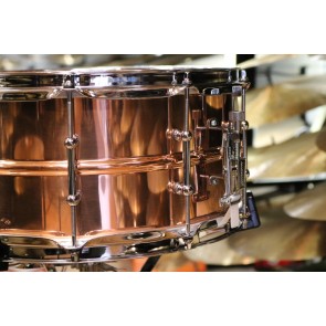 Ludwig 6.5x14 Smooth Copper Phonic Snare Drum with Tube Lugs
